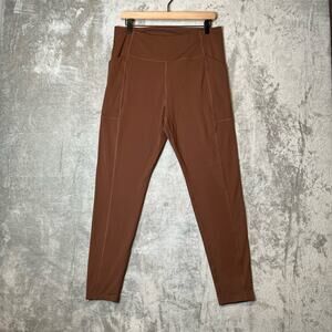 Girlfriend Collective‎ Sz XXL Earth Compressive Pocket Legging Brown Women's